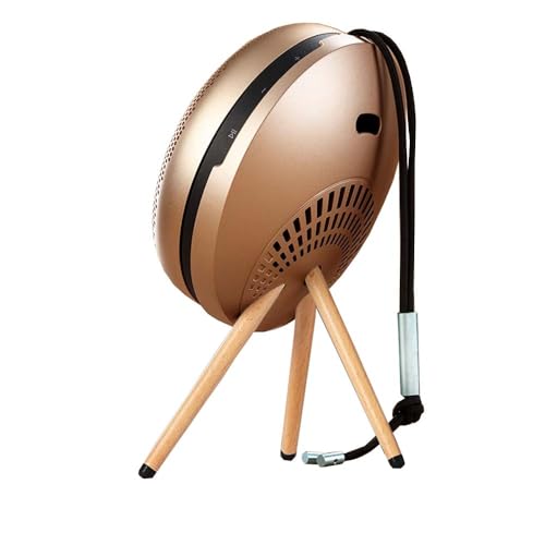 Verbesserter Holzständer für Bang & Olufsen Beoplay A1 2. Generation/Beosound A1 kabellose Bluetooth-Lautsprecher, Schreibtisch-Ständer (Gold mit Buchenbeinen)