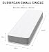 Starlight Beds Grey Chevron European Small Single Hybrid Mattress