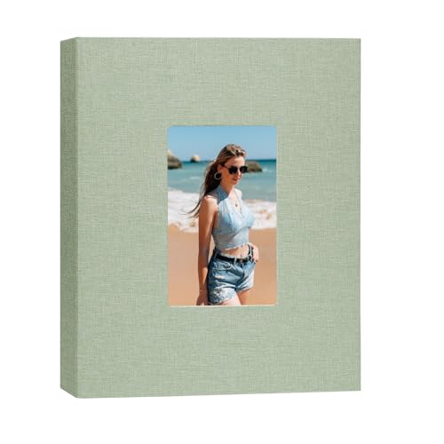 Cherrich Photo Album 8x10 Linen Picture Book 26-Page Album Holds 52 Photos Art Presentation Folder for Picture or Certificates Storage