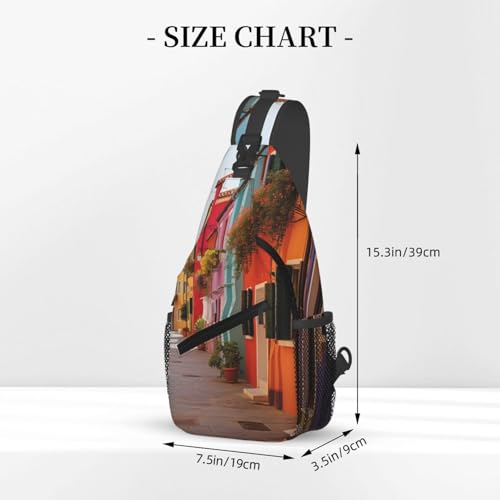 Bolso bandolera unisex negro para viajes y senderismo miniatura 2