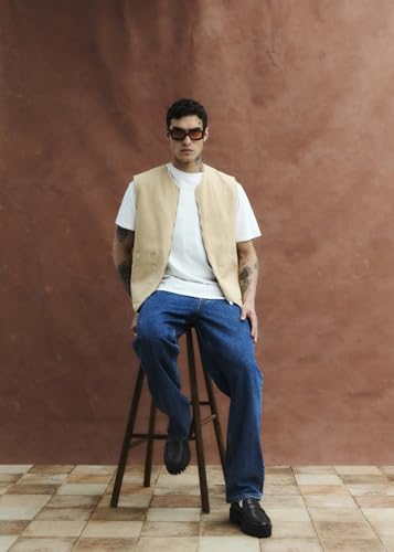 Jean homme coupe droite SDTommy !Solid en pur coton décontracté
