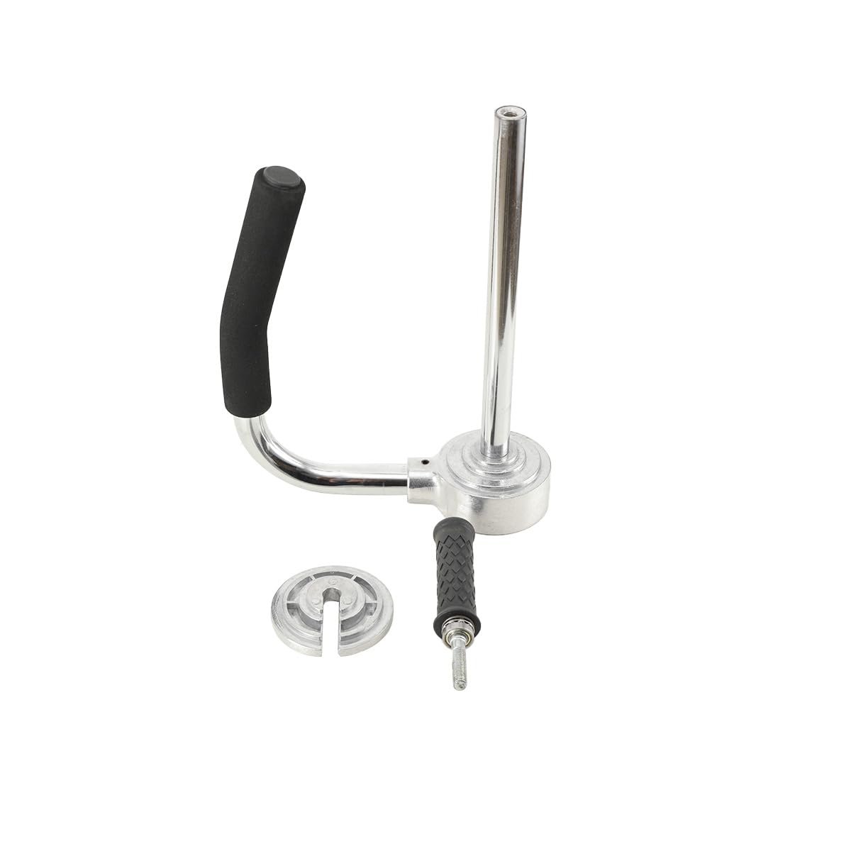 Stretchfolienspender Stretchfolien Abroller, Verpackungsspender Einstellbare Höhe von 30-50cm Paletten-Stretchfolien-Verpackungsmaschine Halter für Schrumpffolienspender