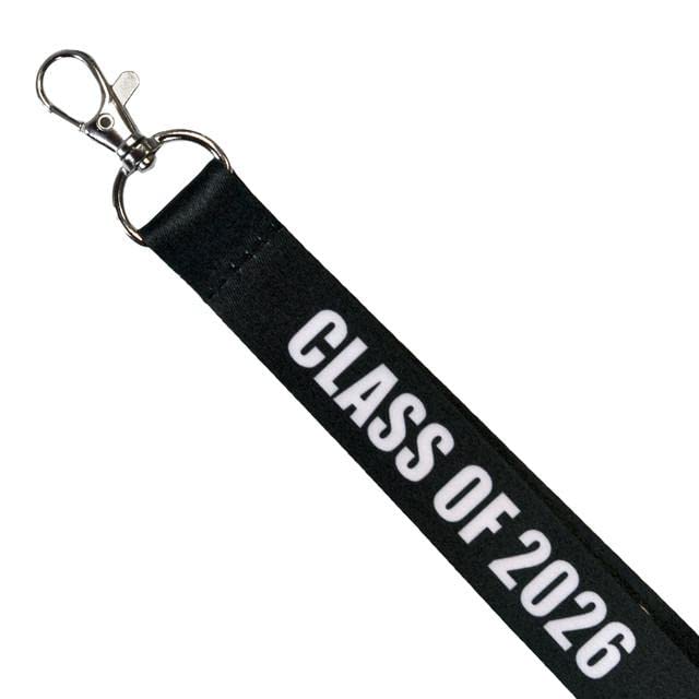 Image of PinMart Class of 2025-2030 School Graduation Lanyard ID Name Badge Keychain