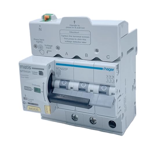 Disjoncteur 3P C25 MCB automatique MT84SR de haute précision - 5