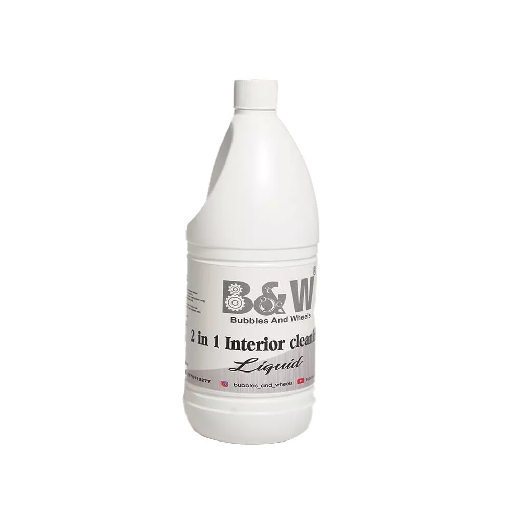B&W 2-in-1 Interior Cleaning Liquid for Car & Bike | Multi-Surface Dashboard & Interior Cleaner (1, Kilograms)-image-34