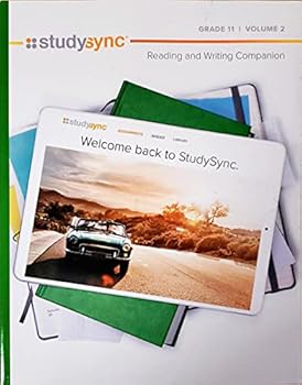 Paperback StudySync, Welcome Back to StudySync, Grade 11, Volume 2, Units 4-6, Reading & Writing Companion, c.2020, 9781970162684, 1970162686 Book