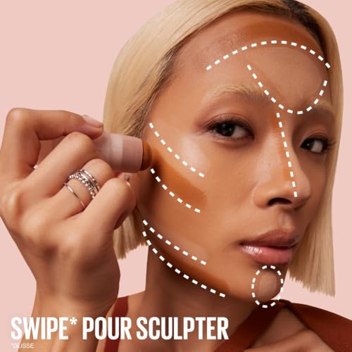 Maybelline New York Stick Visage Usages Look Naturel et Structuré Unifie et Illumine le Teint Sculpte le Visage Corrige les Imperfections Lifter Stix Teinte : - vue 7