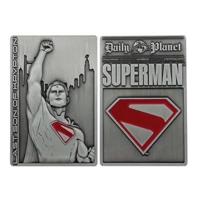FaNaTtik Superman 2025 Last Son of Krypton Ingot | Edición limitada 5.000 coleccionables numerados | Producto oficial 89 x 59 mm | Ya disponible en tu tienda friki favorita! En mundofriki.es!