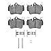 Dynamic Friction Company 5000 Advanced Brake Pads - Low Metallic and Hardware Kit
