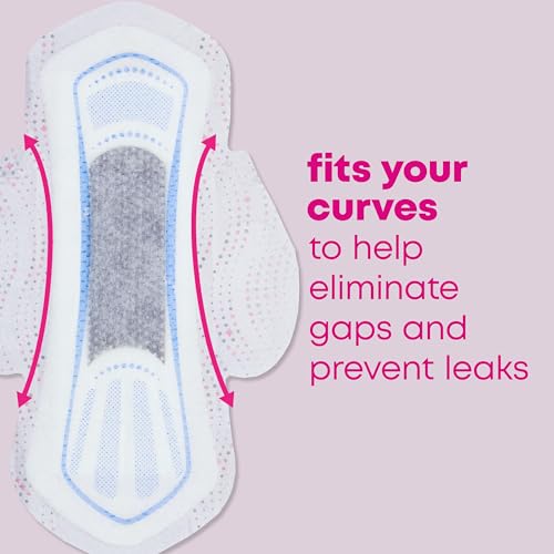 Image of U by Kotex Balance Ultra Thin Pads with Wings, Regular Absorbency, 50 Count (Packaging May Vary)