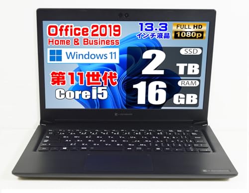 �y�����ςݕi�z�y�ʃ��o�C�� ��11���� Core i5 1135G7 / ������ 16GB / SSD 2TB / MS Office 2019 / Windows 11 / 13.3�C���` �t��HD�t�� Wi-Fi web�J���� ���w�h���C�u�񓋍� �I�t