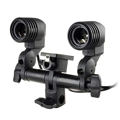 Suporte para Iluminador e Sombrinha com Duplo Soquete - Greika LH02-E27