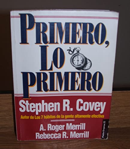 Primero Lo Primero (Spanish Edition) [Spanish] 9501210324 Book Cover