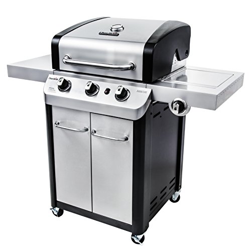 image for Char-Broil Signature 425 3-Burner Cabinet Liquid Propane Gas Grill, Si