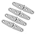 SHANG-JUN Anchor Push 4pcs Heavy Duty 316 Acier Inoxydable Marine Armoire Bande Charnière 100x25mm Accessoires de pêche pour Bateaux