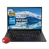 Lenovo ThinkPad X1 Gen 9 Ultrabook, 14'' FHD WUXGA 1920x1200, Core i5 11th Gen i5-1135G7, 8GB RAM, 256GB SSD, Intel Evo Platform, Wi-Fi 6, Windows 11 Pro Business Laptop