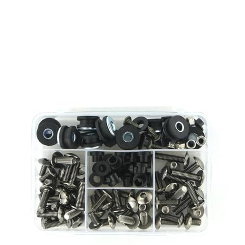 Tornillos de carenado para Yamaha YZF750R 1993-1998 kit completo de pernos color titanio