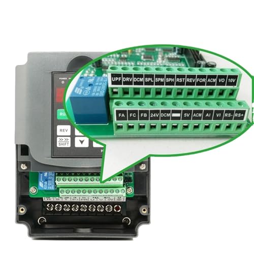 Inversor de frecuencia variable VFD 2.2KW 220V 10A para motor de corriente 4