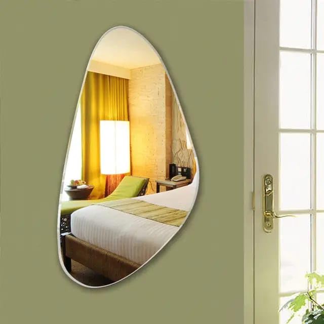 Image of MB41 Decorative Wall Mirror for Bathroom, Living Room, Bedroom, Vanity Mirrors, Makeup (24 x 30 Inch)