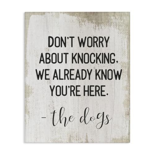 Image of Stupell Industries Dog Humor Affirmation, 36 x 48 Inch Canvas Wall Art