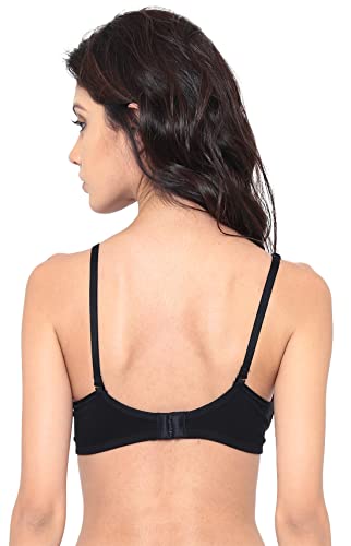 Image of Laavian Women's Cotton Non Padded Non-Wired Regular T-Shirt Bra