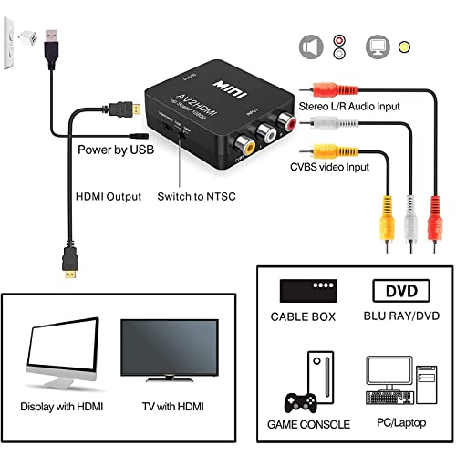 Periféricos, Home Improvement adaptador vga a rca steren Marca Qzgyoool (2)