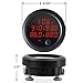 CNRAQR Five Display Air Suspension Gauge Air Ride Air Pressure Gauge 2Inch 0-290 PSI with 5Pcs 1/8NPT Sensors
