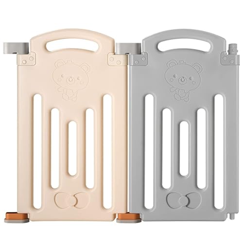 Image of Uanlauo Baby Playpen, 2 Panel Panel Baby Play Yard, Foldable Playpen Extension, Lightweight, Packable and Easy Setup Babies Playard, Safety and Durable Playpens Panel