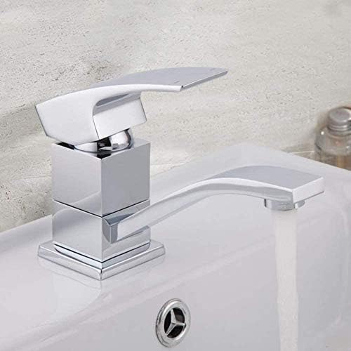 Robinet mitigeur de lavabo chromé anti-éclaboussures avec commande fluide Ga4507 - 2