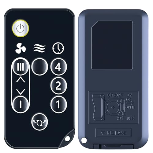 RYQIF Ersatzfernbedienung kompatibel mit Iris Ohyama Woozoo Fan PCF-SC15T