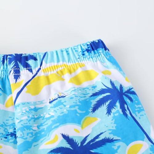 Image of Toddler Boy Clothes Kids Summer Cotton Outfits Shirt Short Sets Size 2-7