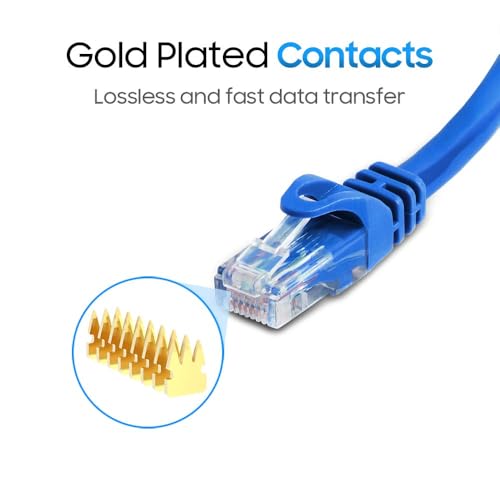 Cable Ethernet Cmple Cat 6 de 15 pies, Azul miniatura 4