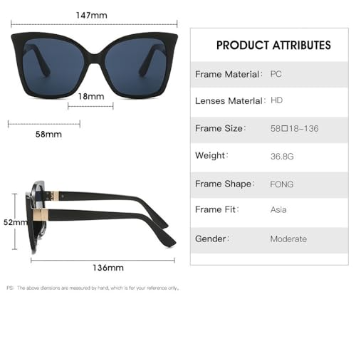 Lunettes de soleil léopard violettes UV400 grande taille style tendance pour homme et femme - 5