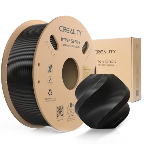 Creality Hyper PLA Filamento, Filamento para Impresora 3D 1.75 mm 1KG, PLA de Alta Velocidad 30-600 mm/s, Precisión Dime