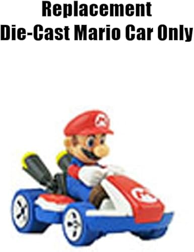 Miniatura 5 de Pieza de repuesto para Hot Wheels Mario Kart Rainbow Road Playset - GXX41  Reemplazo de auto Mario fundido a presión