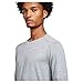 Nike Element Men's Dri-FIT Running Crew Top (Smoke Grey/Grey Fog/Heather, DD4754-084) Size Medium