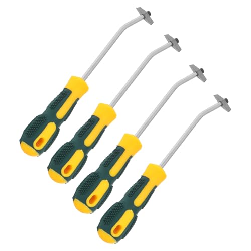 LIFKOME 4 Piezas Herramientas Profesionales para Limpieza y Extracción de Lechada Azulejos con Punta de Carburo de Tungsteno para Suelos y Paredes de Cerámica y Porcelana Mango Ergonómico