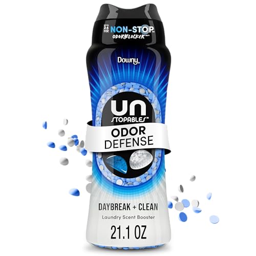 Downy Unstopables Fusions Odor Defense In-Wash Laundry Scent Booster Beads, Daybreak + Clean Scent...