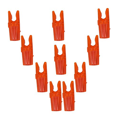 50pcs ID 3.2mm Flèche Pin S Nock Pour broches en aluminium au carbone (Orange)