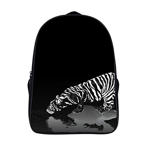 Sac à dos d'école tigre 3D parfait pour la rentrée des classes et les sorties nature