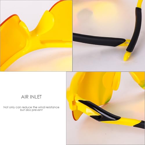Image of Dervin Non Polarized Oversized Sports Sunglasses for Men Women, Outdoor Cricket Cycling Hiking Fishing Sunglasses
