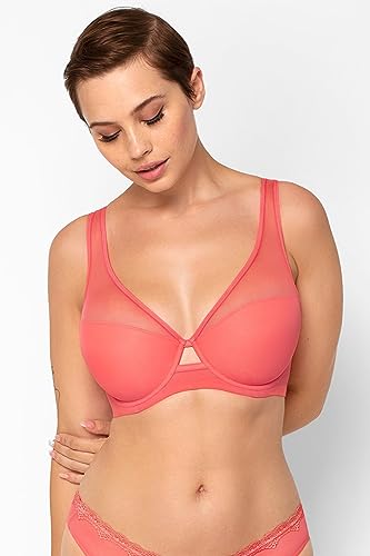 Image of Smart & Sexy Women's Mesh Plunge Bra