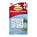 Command Klebehaken, 2 Haken + 4 Strips, Transparent, selbstklebend, Aufhängen ohne Bohren, Haltekraft 900g ohne Bohren günstig Kaufen-Command Klebehaken, 2 Haken + 4 Strips, Transparent, selbstklebend, Aufhängen ohne Bohren, Haltekraft 900g