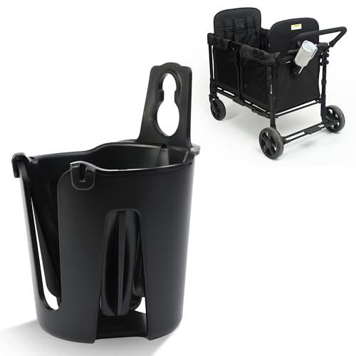 Tributary Brands Regular Cup Holder Compatible with Wonderfold Wagon - Large Cup Holder Attachment Designed for Wonderfold Wagon W2 and W4 Accessories