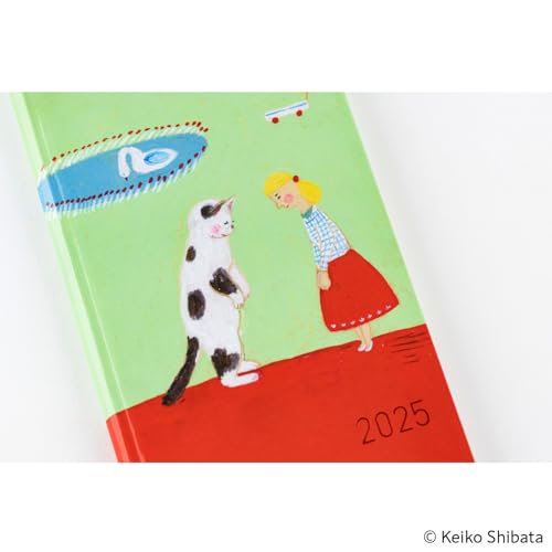 Hobonichi Techo Weeks [inglês/tamanho alto e fino/início de janeiro de 2025/planejador] Keiko Shibat