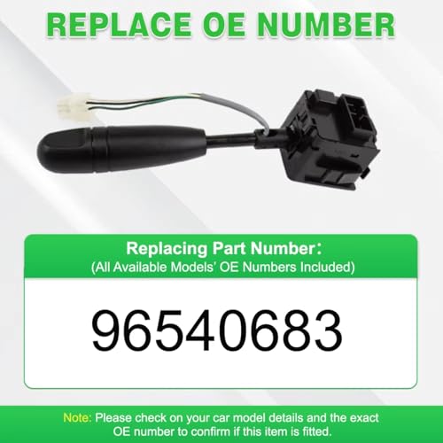 Interruptor columna dirección Chevrolet Aveo 2004-2011 con OEM 96540683 6