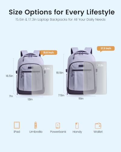 Image of LOVEVOOK Laptop Backpack for Women with XL Cup Pocket, Work Travel College