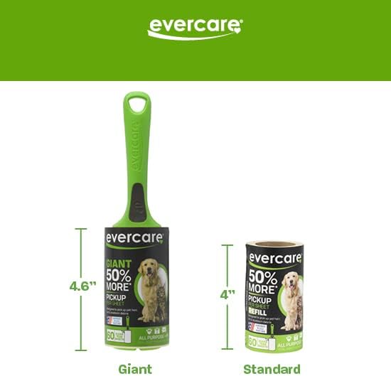 Miniatura 7 de Evercare Giant Extreme Stick - Recambios de rollo de pelusa, 60 unidades (paquete de 1)