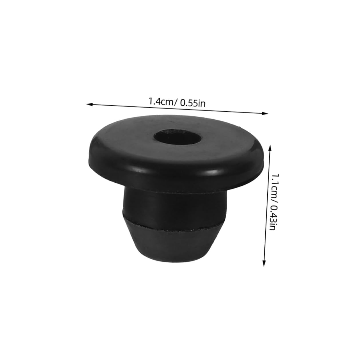 MUCKLILY 10pcs Rubber Hydraulic Lifting Plug Black Hydraulic Jack Fill Plugs Hydraulic Plugs Rubber Bottle Jack Oil Plug