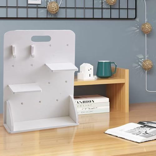 Étagère verticale mignonne pour bureau encombré avec 2 crochets - 7
